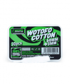 WotofoCotton 60mmxΦ3mm 30τμχ