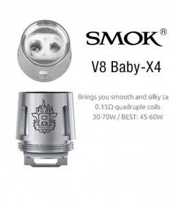 Smoke TFV8 Baby X4 (duple) Coils