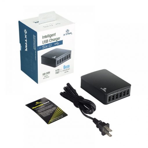 XTAR Six-U Intelligent 6-Port USB Charger