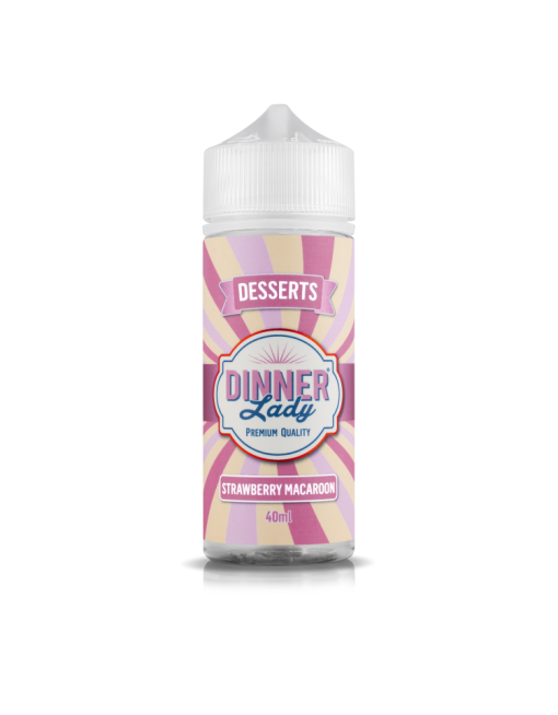 Dinner Lady Strawberry Macaroon 40/120ml
