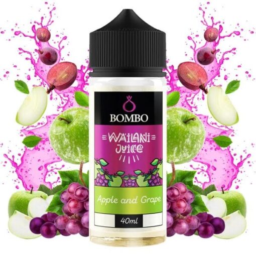 Bombo Wailani Juice Apple and Grape 40/120ml By Bombo