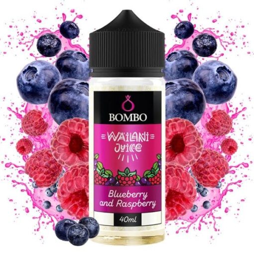 Bombo Wailani Juice Blueberry And Raspberry 40/120ml By Bombo