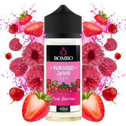 Bombo Wailani Juice Pink Berries 40/120ml By Bombo