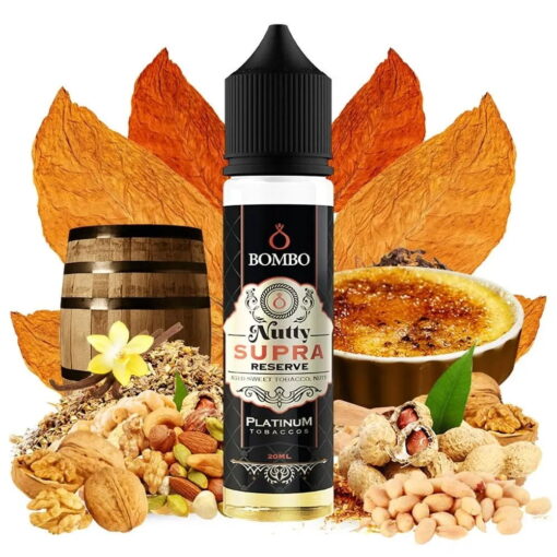 Platinum Tobaccos Nutty Supra Reserve 20/60ml By Bombo